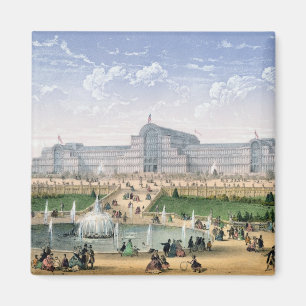 Crystal Palace, Sydenham, c.1862 (colour litho) Magnet