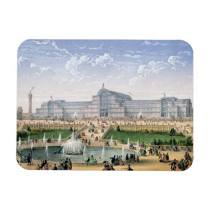 Crystal Palace, Sydenham, c.1862 (colour litho) Magnet