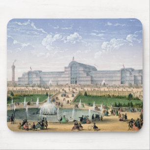 Crystal Palace, Sydenham, c.1862 (colour litho) Mouse Mat