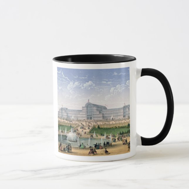 Crystal Palace, Sydenham, c.1862 (colour litho) Mug (Right)