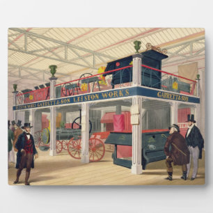 Crystal Palace, the Agricultural Court (coloured l Plaque