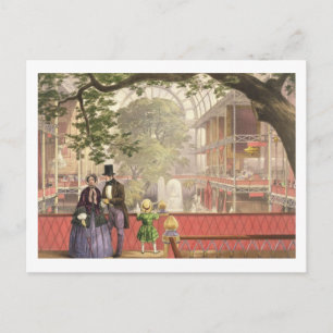 Crystal Palace, the Transept from the South Galler Postcard