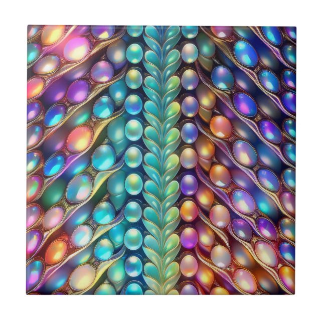 Crystal Pearl Design  Tile (Front)