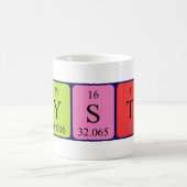 Crystal periodic table name mug (Center)