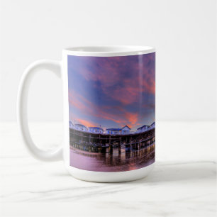 Crystal Pier Sunset Coffee Mug