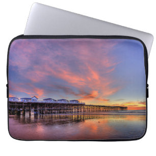 Crystal Pier Sunset Laptop Sleeve