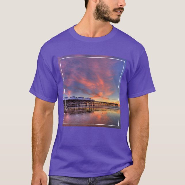 Crystal Pier Sunset T-Shirt (Front)