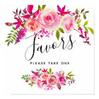 crystal Pink Peach Roses Favours party/wedding sig