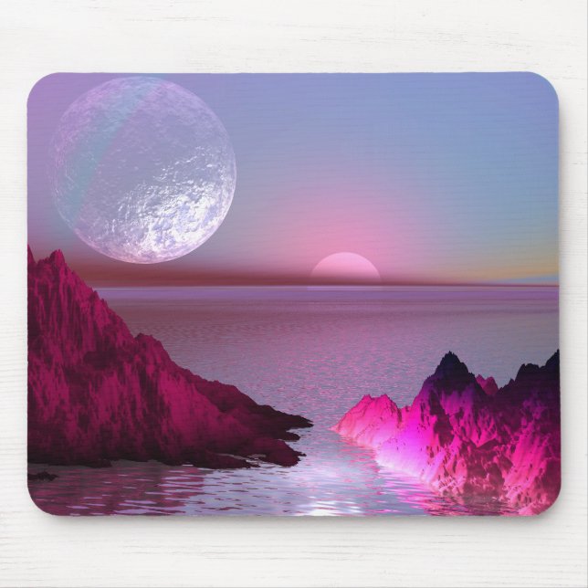 Crystal Planet Mouse Mat (Front)