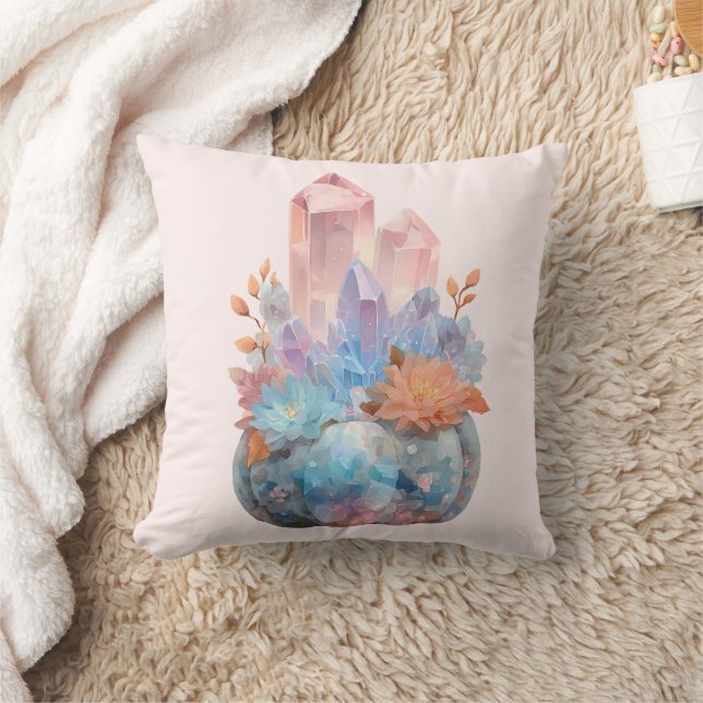 Crystal Pumpkin Halloween Magic T-Shirt Cushion (Blanket)