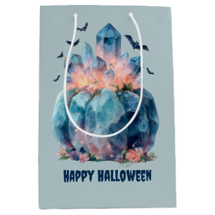 Crystal Pumpkin Halloween Medium Gift Bag