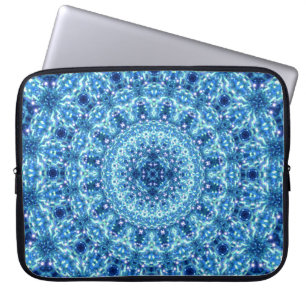 Crystal Radiance Mandala Laptop Sleeve