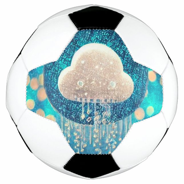 Crystal Rain Cloud Football (Front)
