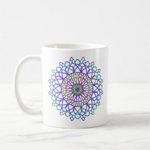 Crystal Rainbow Mandala  Coffee Mug