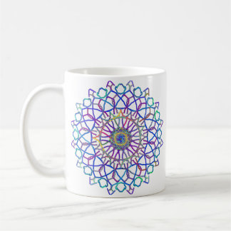 Crystal Rainbow Mandala Coffee Mug