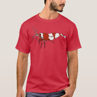 Crystal Red Cardina Shrimp T-Shirt