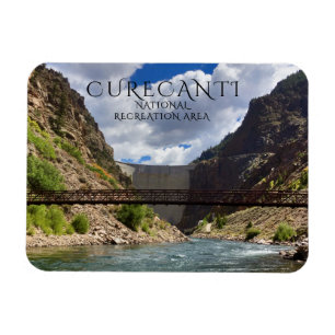 Crystal Reservoir, Dam, Footbridge, Curecanti NRA Magnet