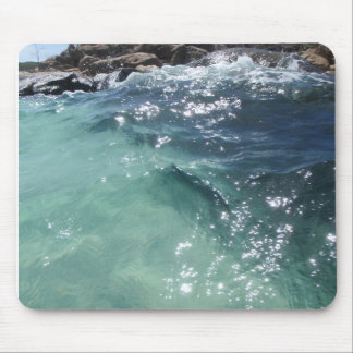 Crystal sea mouse mat