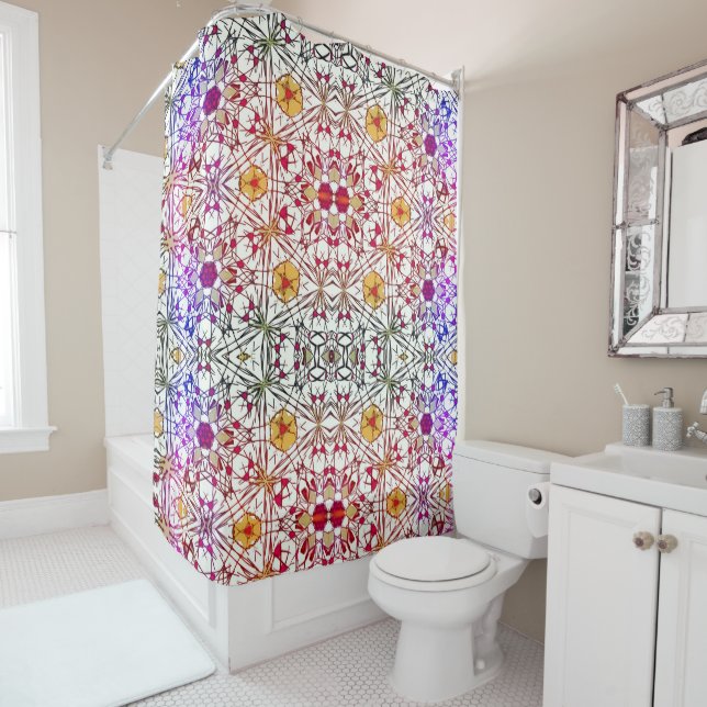 Crystal Shower Curtain (In Situ)