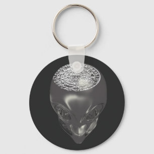 Crystal Skull Key Ring
