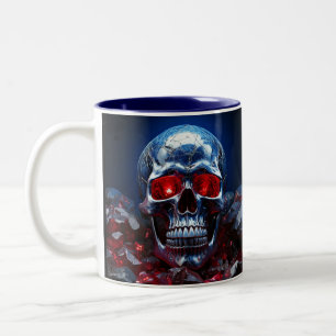 Crystal Skull with Ruby Red Eyes Mug