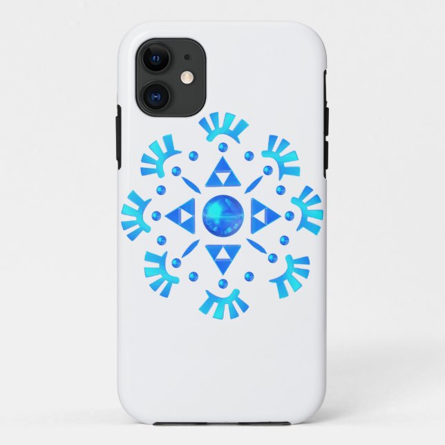 Crystal Snowflake Case-Mate iPhone Case (Back)