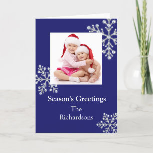 Crystal Snowflake Holiday Card