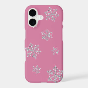 Crystal Snowflake iPhone 7 case (pink)