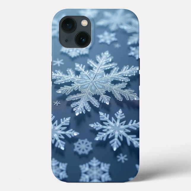 Crystal Snowflake iPhone Case (Back)