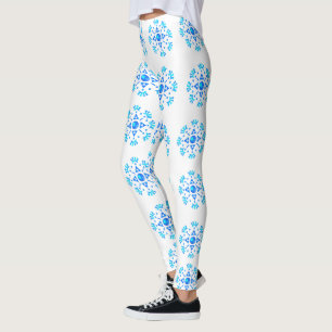 Crystal Snowflake Leggings