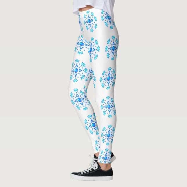 Crystal Snowflake Leggings (Left)