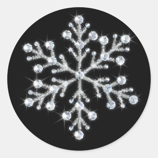 Crystal Snowflake Sticker (Front)