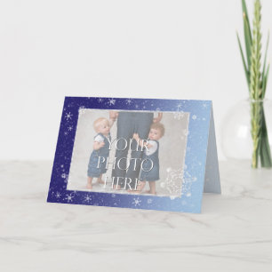 Crystal Snowflakes Holiday Card