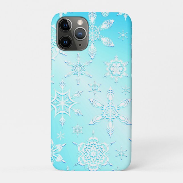 Crystal Snowflakes Pattern Case-Mate iPhone Case (Back)