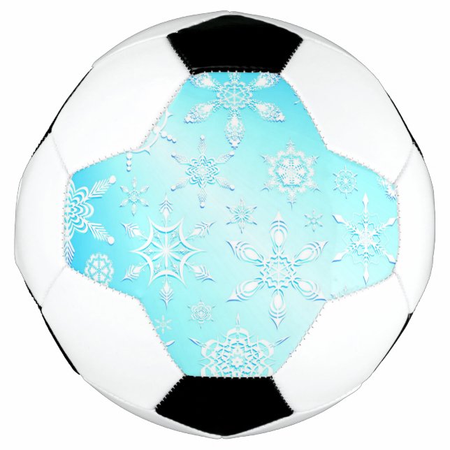 Crystal Snowflakes Pattern Football (Front)