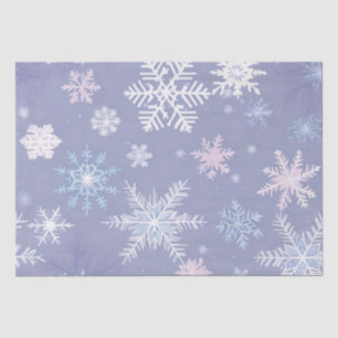 crystal snowflakes tissue paper