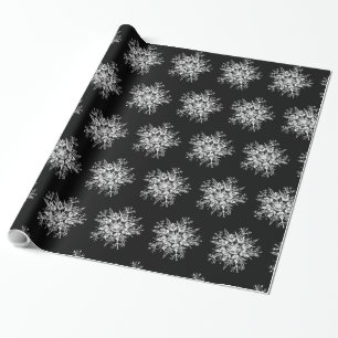 Crystal Snowflakes Wrapping Paper