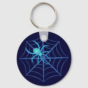 Crystal Spider Key Ring