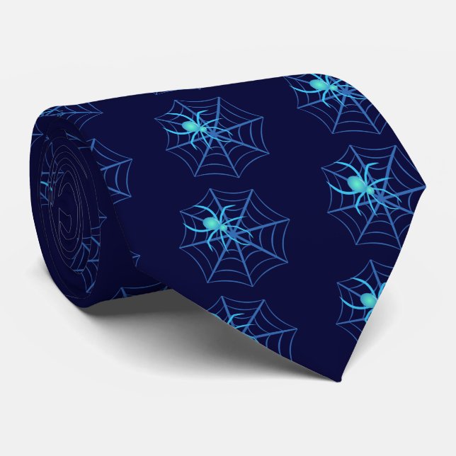 Crystal Spider Tie (Rolled)