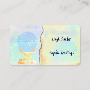 Crystal Spiritual Life Coach Healer Business Cards