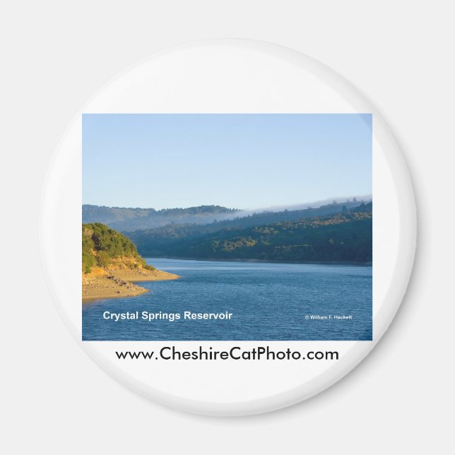 Crystal Springs Reservoir California Products Magnet (Front)