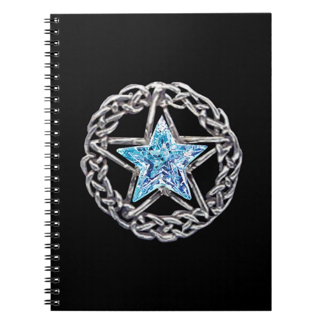 Crystal Star Spiral Notebook (Front)