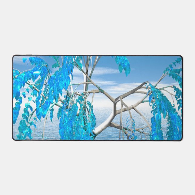 Crystal Summer Tree Desk Mat (Front)