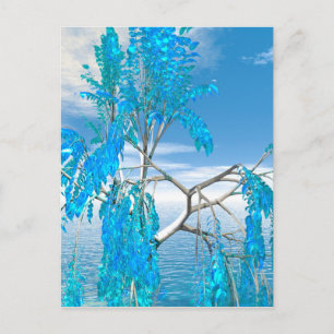 Crystal Summer Tree Postcard