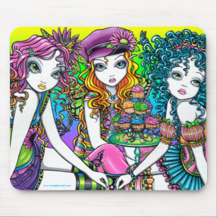 Crystal Sunny & Buttercup Rainbow Fairies Mousepad