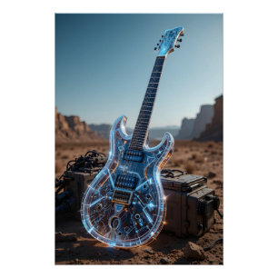 Crystal Tactical Guitar Poster