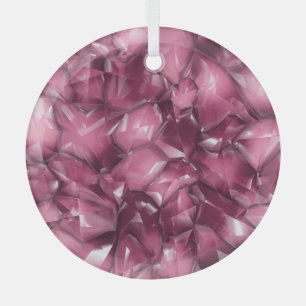 Crystal Texture Big Collection Seamless Glass Tree Decoration
