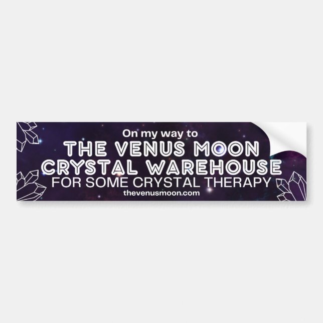 Crystal Therapy (Galaxy) Bumper Sticker (Front)