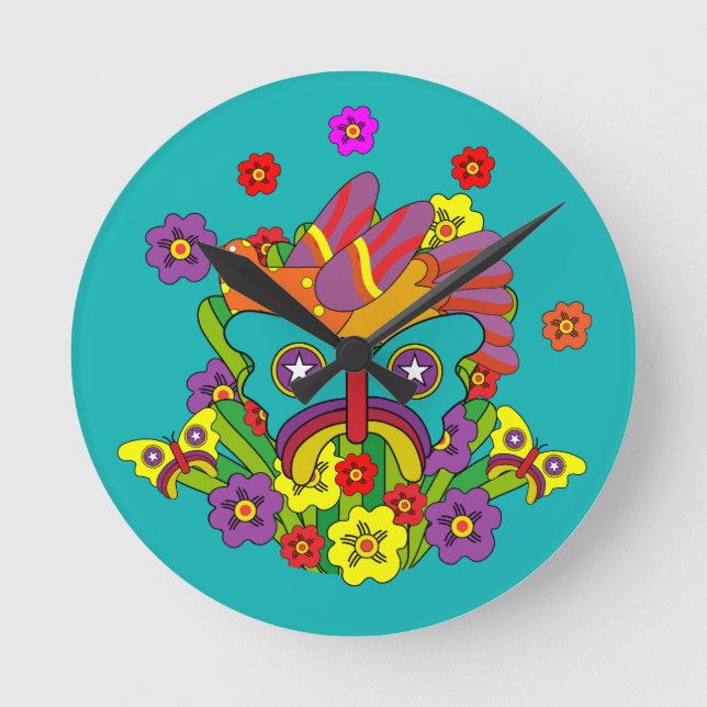 Crystal Tipps and Alistair Round Clock (Front)