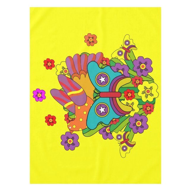 Crystal Tipps and Alistair Tablecloth (Front)